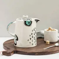 Hannah Turner Handmade Ceramic Owl Teapot